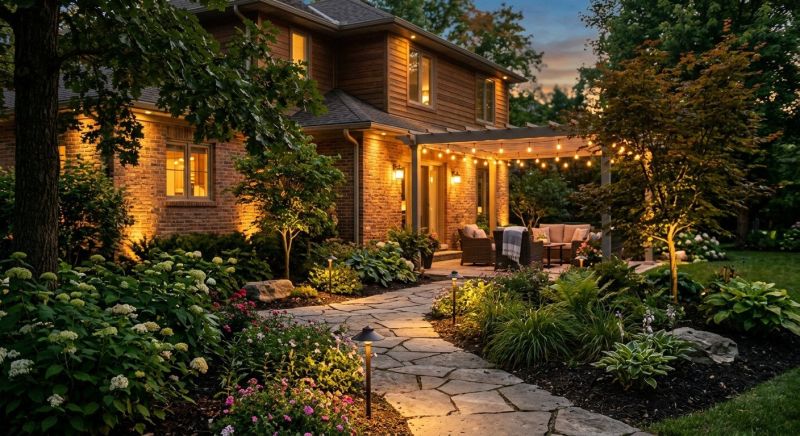 Backyard Lighting Service in Olathe, KS