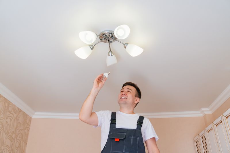 Ceiling Light Replacement in Kansas City, KS