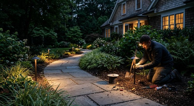 Outdoor Lighting Installation in Alpharetta, GA