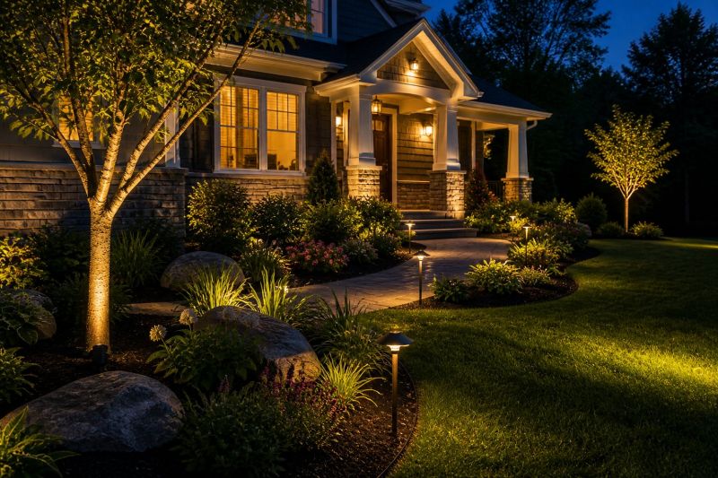 Sidewalk Lighting Installation in Kansas City, KS